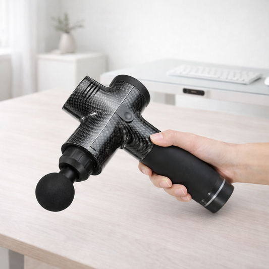 Premium Handhållen Massageapparat med 6 Huvuden - 30 Hastigheter